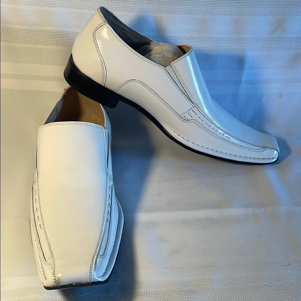 Stacy Adams Men's dress shoes white size 10.5